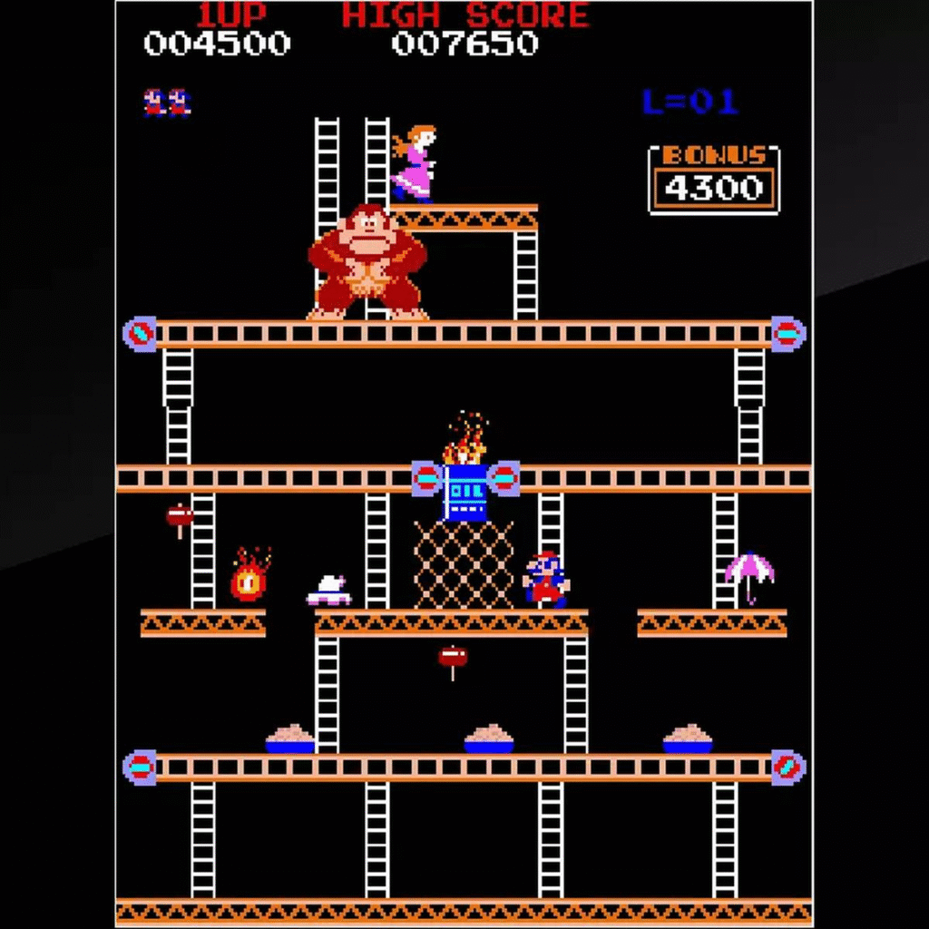 大金剛裡的瑪利歐(Jump man)